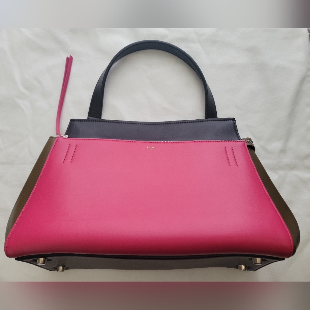 Celine Tri-Color Small Edge Handbag